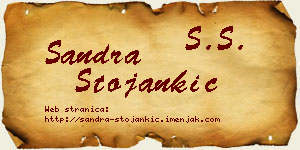 Sandra Stojankić vizit kartica